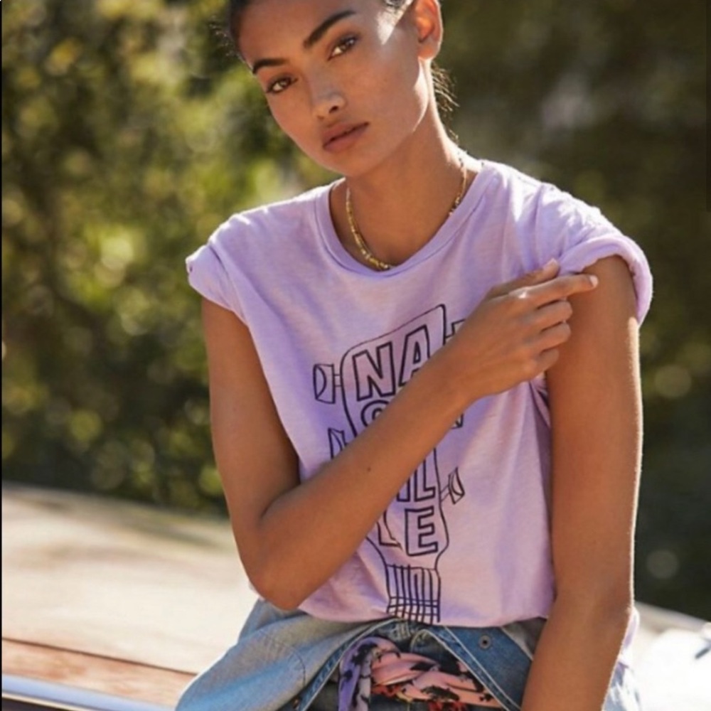 Anthropologie Nashville purple top